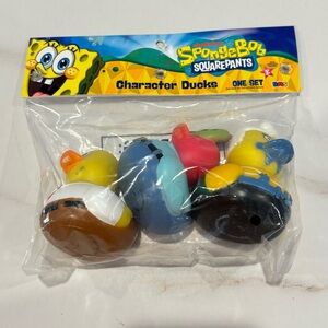 New Spongebob Squarepants 3 Rubber Ducks SpongeBob, Mr. Krabs and Mermaid Man